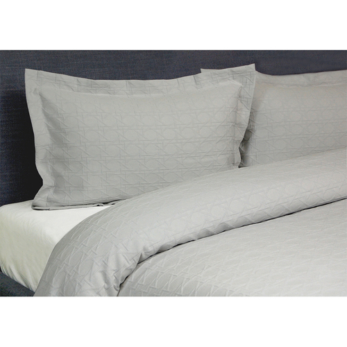 Jason Commercial Single/Double Bed Villa Matelasse Coverlet 190x230cm Silver