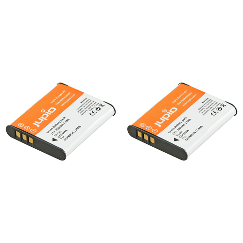2PK Jupio Li-Ion 3.7V 850mAh Rechargeable Battery For Olympus Li-50B Camera