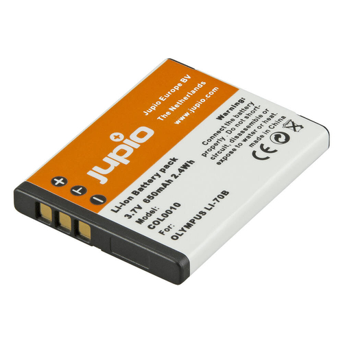 Jupio Li-Ion 3.7V 650mAh Rechargeable Battery For Olympus Li-70B Camera