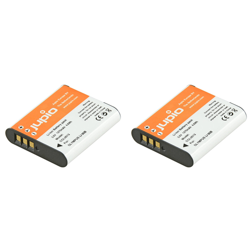 2PK Jupio Li-Ion 3.6V 1270mAh Rechargeable Battery For Olympus Li-90B/Li-92B Camera