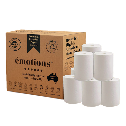 16pc Emotions Commercial Non-Perforated Hand Paper Towels