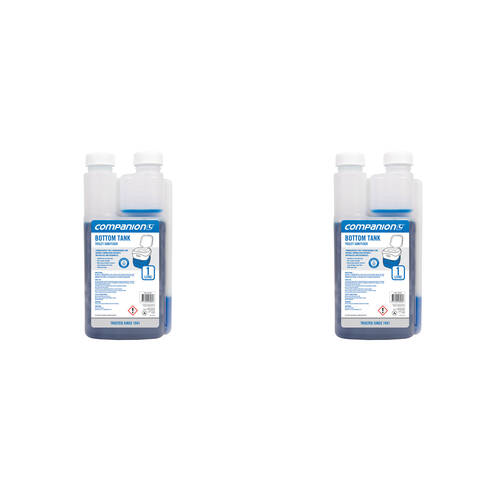 2PK Companion Toilet Chemical Bottom Tank 1L Toilet Sanitiser