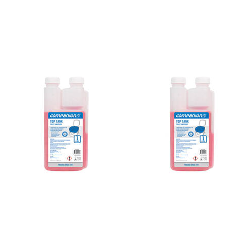 2PK Companion Toilet Chemical Top Tank Toilet Sanitiser 1L