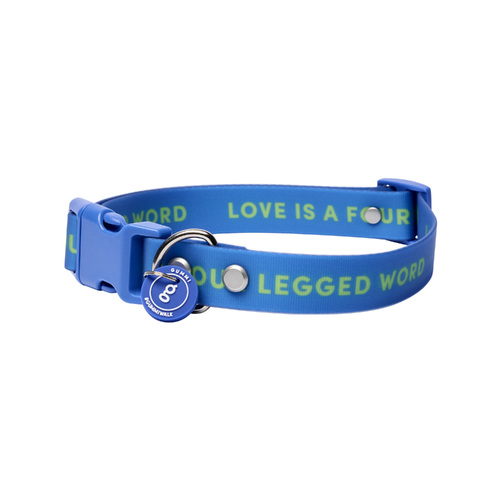 Gummi 65cm Waterproof Slick Dog Collar Neck Strap Large - Blue