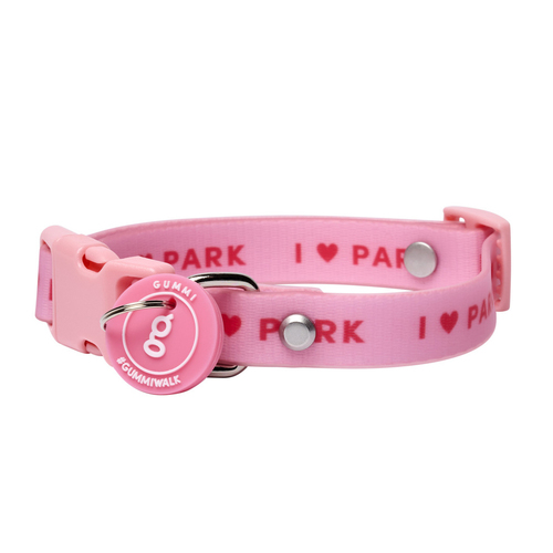 Gummi 35cm Slick Dog Collar Neck Strap Small - Pink