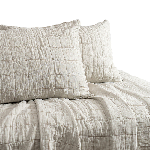 Sheraton Luxury Queen/King Bed Coverlet Set Maison Bronti Vintage Wash 