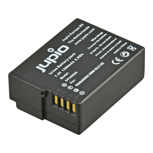 Jupio Li-Ion 7.2V 1200mAh Rechargeable Battery For Panasonic DMW-BLC12E Cam