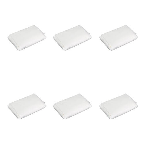 6PK 10pc Companion Portable Disposable Toilet Polybags - White