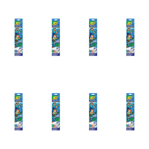 8PK Crayola Poster Pages Minecraft Large Colouring Sheets 30x48cm Kids 3y+