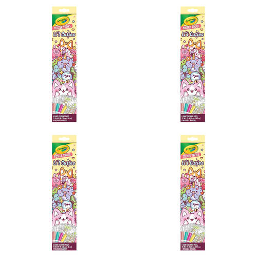 4PK Crayola Poster Pages Lil Cuties Large Colouring Sheets 30x48cm Kids 3y+