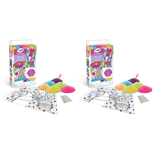 2PK Crayola Creations Sand Art Poster Kit Kids/Children Activity 8y+