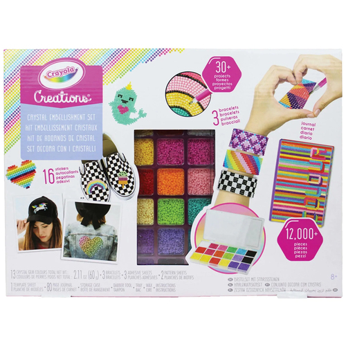 Crayola Crystal Embellishment Set Creations Kids/Children Toy 8y+