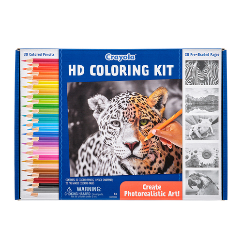 Crayola HD Coloring Kids/Childrens Art/Craft Kit 8y+