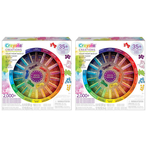 2PK Crayola Creations Color Theory Bead Set 8y+