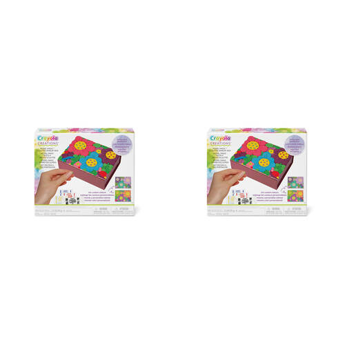 2PK Crayola Creations Sculpted Jewelry Box Clay Modelling Kit Kids 8y+
