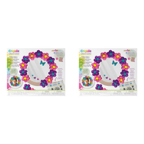 2PK Crayola Creations Model Magic Daisy Mirror Kit Kids 8y+