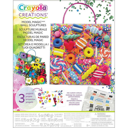Crayola Creations Model Magic Wall Sculptures Kit Kids 8y+