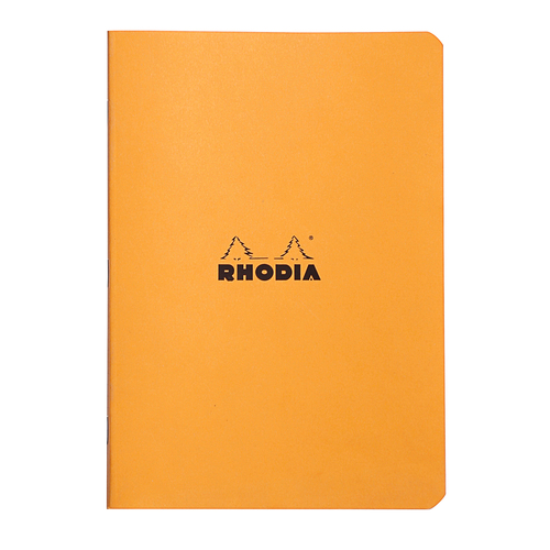 Rhodia A5 Cahier Notebook Office Stationery Ruled - Orange