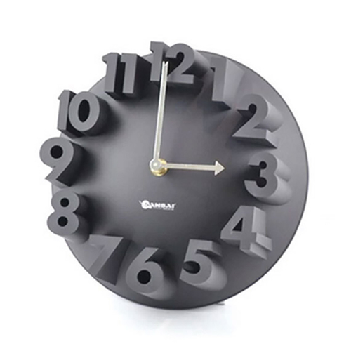 3D Artistic Clock 8.7" - Assorted