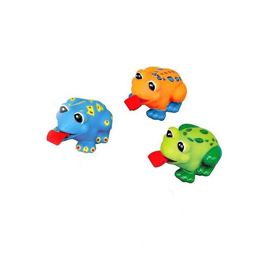 3PK Fumfings Novelty 7cm Long Tongue Frogs
