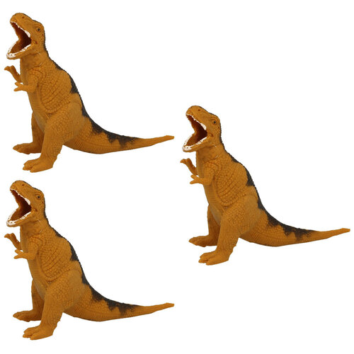 3PK Fumfings Animal Stretchy Beanie T-Rex 14cm