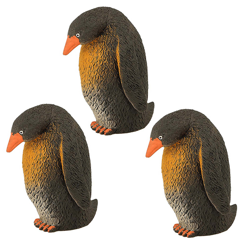3PK Fumfings Animal Stretchy Beanie 11cm Penguin
