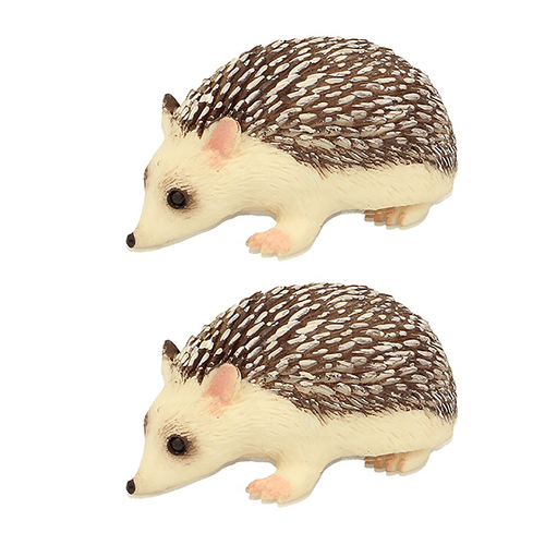 2PK Fumfings Novelty Cute Beanie Hedgehog 10cm