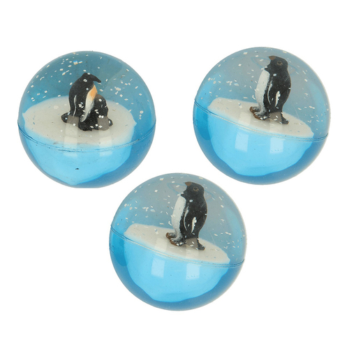 3PK Fumfings Novelty Penguin  Jetball 5cm