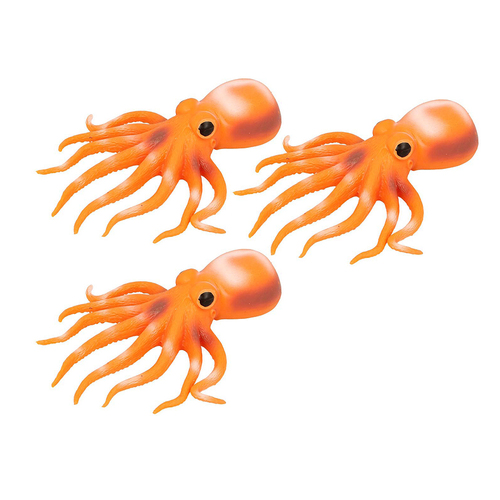3PK Fumfings Animal Stretchy Beanie 19cm Octopus