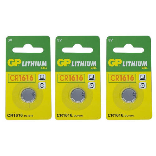 3PK 3V 42MAH LITHIUM BATTERY GP