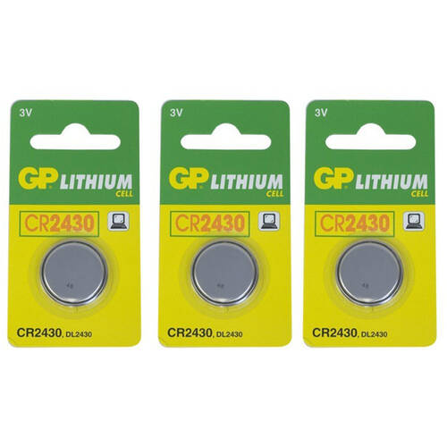 3PK 3V 270MAH LITHIUM BATTERY GP