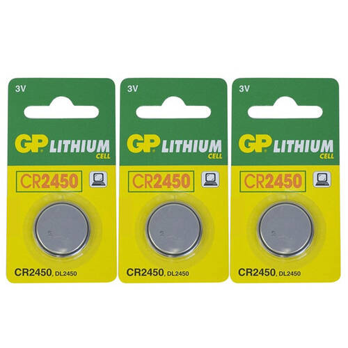 3PK 3V 550MAH LITHIUM BATTERY GP