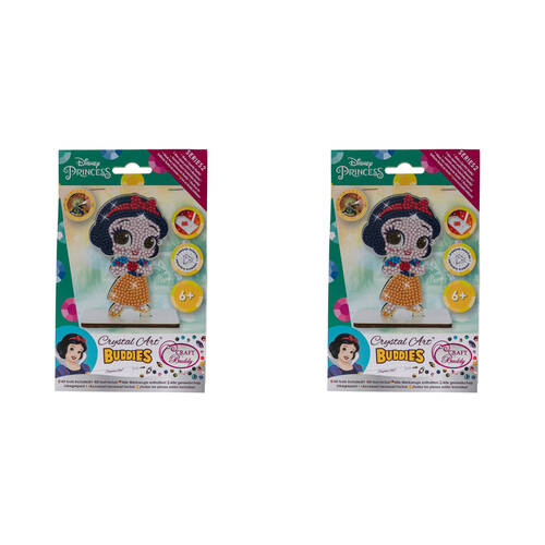 2PK Craft Buddy Buddies Snow White DIY Craft Kit Kids/Children 6y+