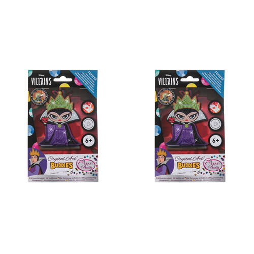 2PK Craft Buddy Buddies Evil Queen Kids/Children DIY Craft Kit 6y+