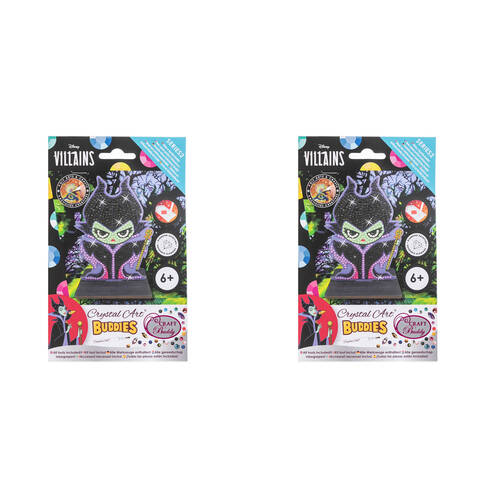 2PK Craft Buddy Buddies Maleficent Kids/Children DIY Craft Kit 6y+