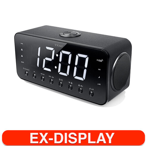 Teac Bluetooth FM Clock Radio w/USB Charging