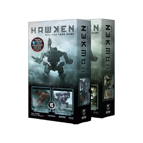 Hawken Real Time Tabletop Card Game Kids/Family Night Assorted 14y+