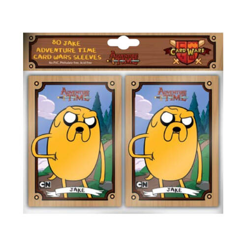 80pc Cryptozoic Entertainment Adventure Time Card Wars Sleeves - Jake