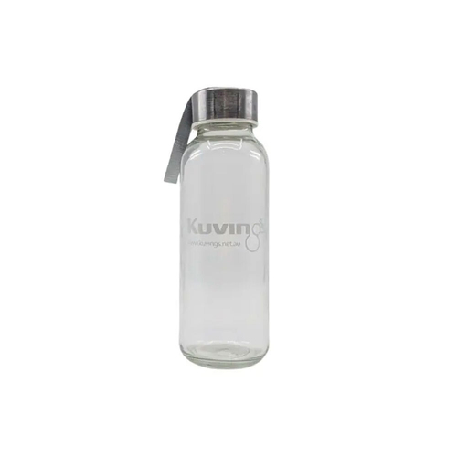 24pc Kuvings Cafe Series Glass Bottles 300ml - Clear