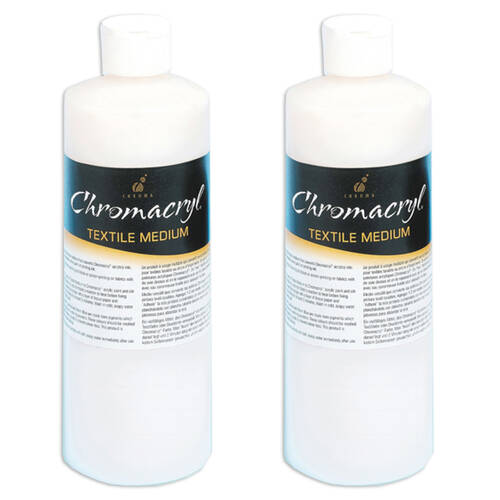 2PK Chromacryl Non-Toxic Acrylic Textile Printing/Painting Medium 250ml