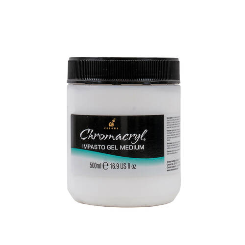 Chromacryl Thick Luminous Texture Impasto Gel Glaze Art Medium 500ml