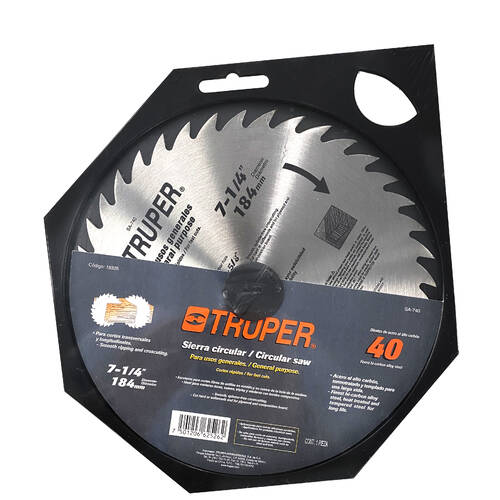 184mm Truper 40T Circular Saw Blade