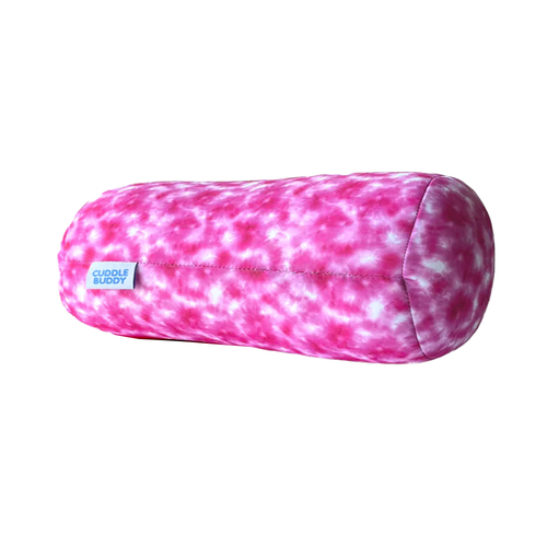 Cuddle Buddy Comfort Travel/Home Pillow Tie Dye Pink 30x15cm