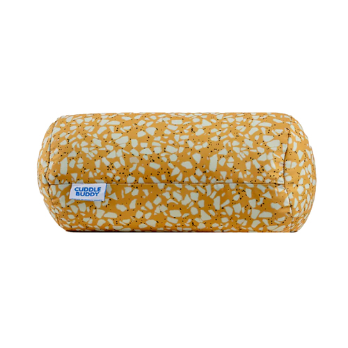 Cuddle Buddy Comfort Travel/Home Pillow Terrazzo Yellow 30x15cm