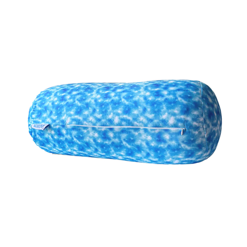 Cuddle Buddy Mega Bolster Cushion Pillow Tie Dye Blue 50x25cm