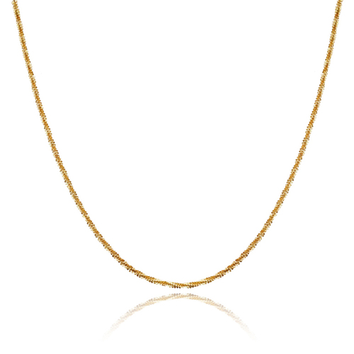 Culturesse Issey 18K Gold 44cm Spine Chain Necklace