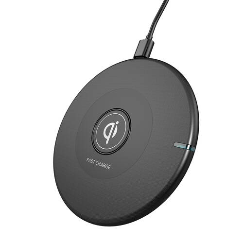 Cleanskin 10W Wireless Charge Pad With Qi Certification Black
