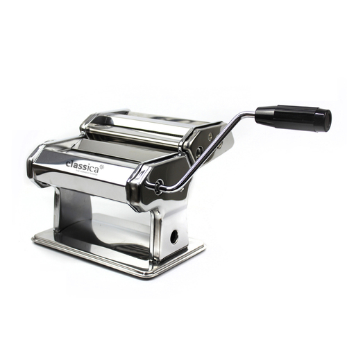 Classica 20cm Stainless Steel Pasta Machine - Silver