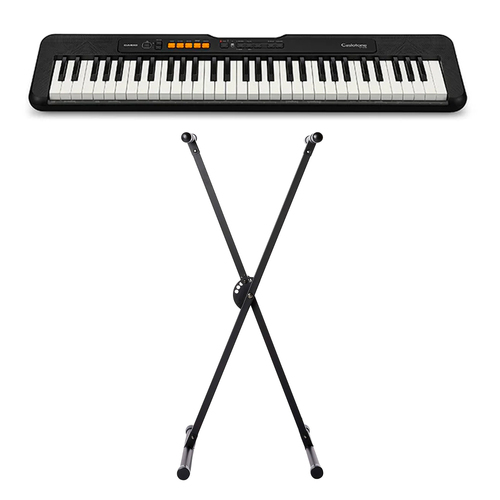 Casio CT-S100BK Casiotone Full-Size Keyboard/Piano With Stand - Black