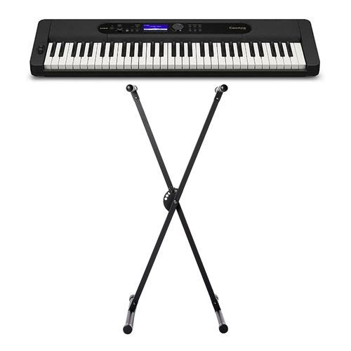 Casio Casiotone CTS-410 61 Note Electric Digital Keyboard With Stand Black